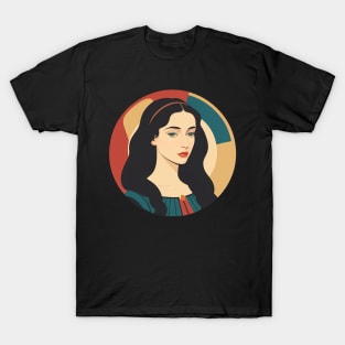 Renaissance Woman Who Really Wishes She Was Somewhere Else T-Shirt